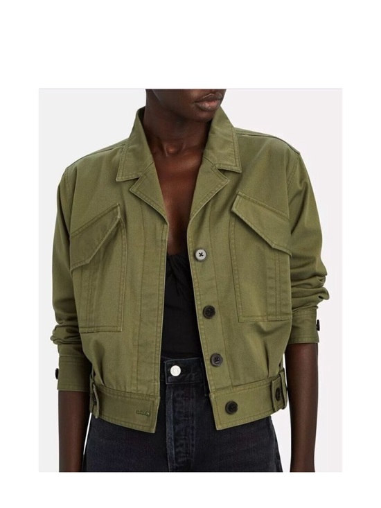10 Crosby Derek Lam Jackets & Blazers - Derek Lam 10 Crosby Gwen Field Jacket Green Womens Size 14